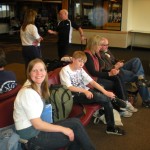 At the airport in Dillon with Andy, Carol, and Clayton. It was great to spend some time with them.