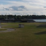 The inside of Historic Ft. Niagara